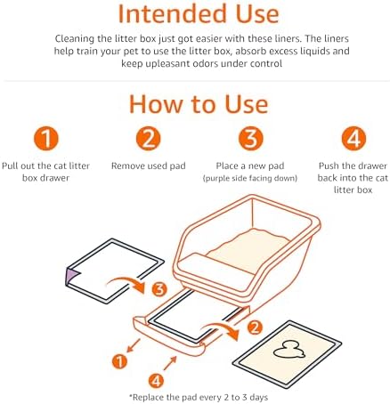 Amazon Basics Cat Pee Pads, Super Absorbent, Odor Control - Image 4