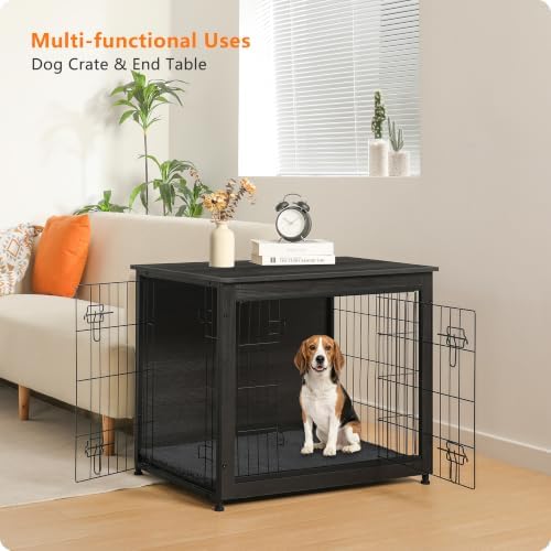 DWANTON 32.5" Dog Crate Furniture - Image 7