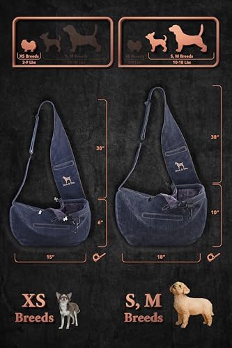 Noah & Paw Dog Sling Carrier for 5-18 lbs, Cat Carrier Bag - Image 4