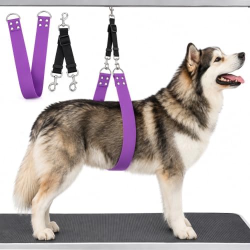 Pet Dog Grooming Belly Strap – 2 Inch Wide Waterproof Strong PVC Support Band by DISCPETSEC