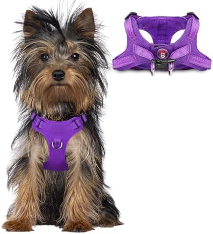 Dog Harness Step in Dog Vest Harness, Reflective Adjustable Puppy No Pull by BARKBAY
