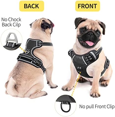 HEELE Dog Harness Dog Harness Small Dog No Pull Harness - Image 3