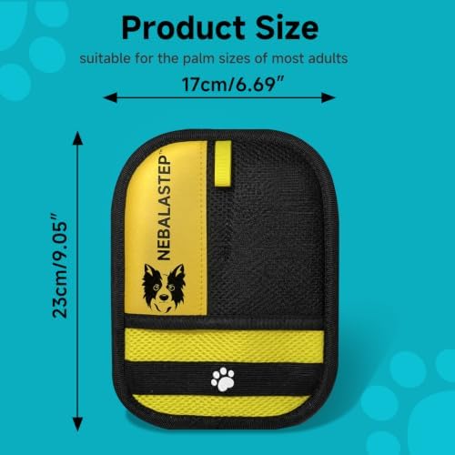 Pet Hair Remover Gloves Brush for Dogs & Cats, Electrostatic Reusable Pet Hair - Image 3