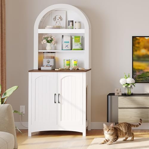 DWVO 70.8in Large Hidden Cat Litter Box Furniture - Image 7