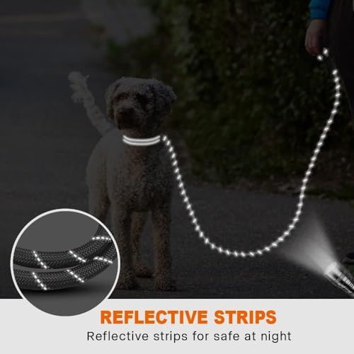 Taglory Rope Dog Leash for Small Medium Dogs, 6 FT Padded Handle - Image 5