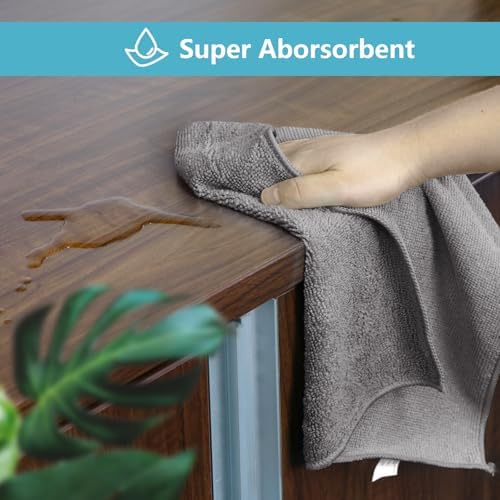 HOMEXCEL 100PK Microfiber Cleaning Cloth, Cleaning Rag - Image 4