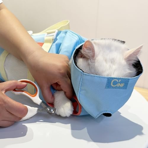 Cinf Cat Restraint Grooming Bag, Anti-Scratch Tool - Image 5
