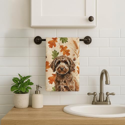 Caroline's Treasures Spanish Water Dog Dogs Kitchen Towel 15x25 in - Image 2