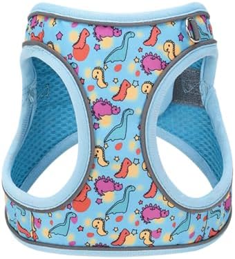 Step in Dog Harness No Pull Dinosaur Adjustable Soft Mesh Harness - Image 2