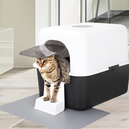 Sfozstra Enclosed Cat Litter Box: Splash Resistant Leak Resistant - Image 3