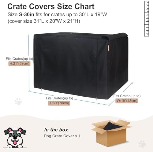 HiCaptain 30-Inch Dog Crate Cover - Image 6