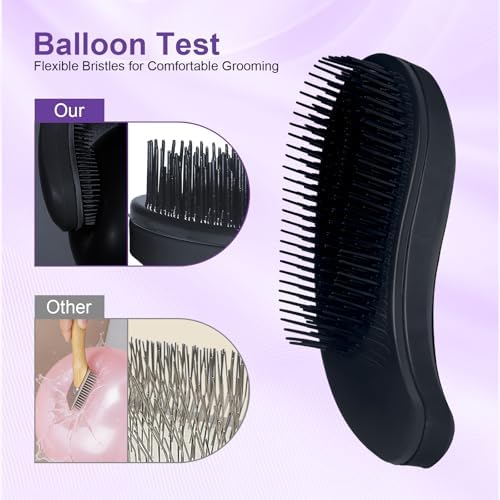 Small Dog Brush, Skin-friendly Soft Bristles - Image 3