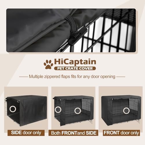 HiCaptain 30-Inch Dog Crate Cover - Image 3