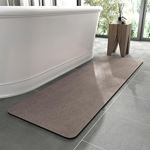 MontVoo -Bath Mat Rug-Rubber Backing Non Slip Quick Dry Absorbent Thin Bathroom by MontVoo