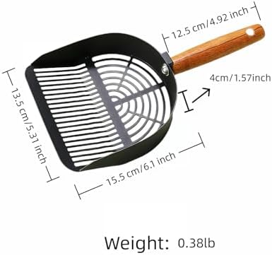 Chinshwehaw Premium Stainless Steel Cat Litter Scoop-Triple Guard - Image 3
