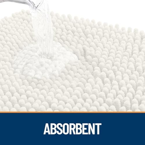 OLANLY Dog Door Mat for Muddy Paws 30x17, Super Absorbent Chenille Mud Mat - Image 3