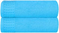 GLAMBURG 100% Cotton 2 Pack Oversized Bath Towel Set 28x55 Inches, Ultra Soft by GLAMBURG