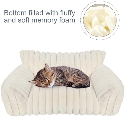 Cute Cat Couch Bed for Indoor Cats, Dog Beds for Small Dogs Couch - Image 3