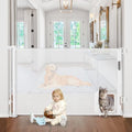 Retractable Baby Gates with Cat Door 80" Wide Retractable Dog Gate with Pet by SpecializinginBabySafetyProducts