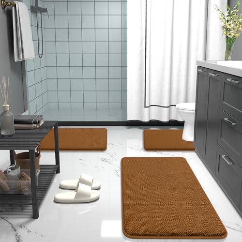 OLANLY Memory Foam Bathroom Runner Rugs 47x20, Absorbent Long Mat - Image 7