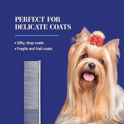 Chris Christensen 504 8.5 in. Fine/Coarse Greyhound-Style Butter Comb, Groom - Image 5