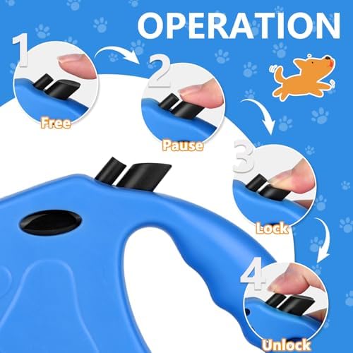 Retractable Dog Leash, 16ft Dog Walking Leash - Image 4