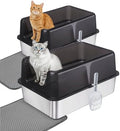 2 Pack Stainless Steel Cat Litter Box by Unknown