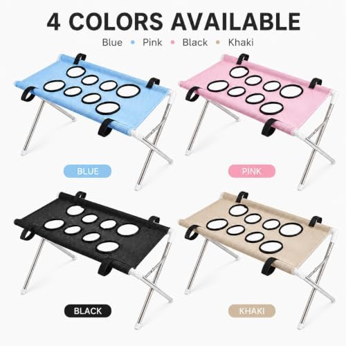 Pet Grooming Hammock with Stand, Foldable Pet Bath Table - Image 2