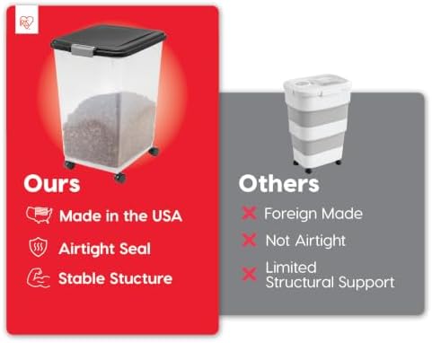 IRIS USA Dog Food Storage Container, Made in USA - Image 4