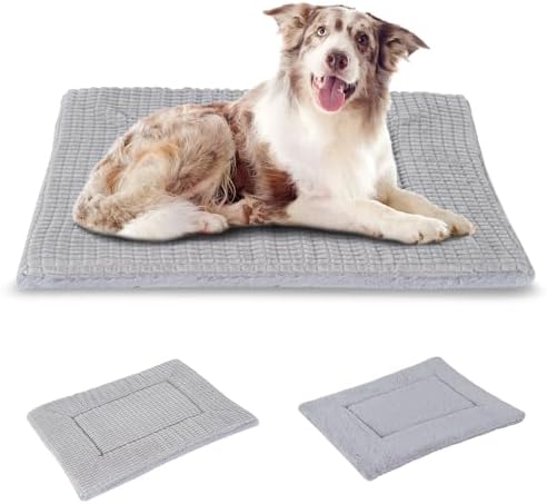 BVAGSS Dog Bed Mat, Reversible Crate Pad, Memory Foam Beds, Soft Warm Pet by BVAGSS