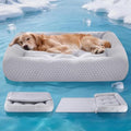 Rywell 3-in-1 Cooling Dog Bed Large, Arc-Chill Tech by Rywell