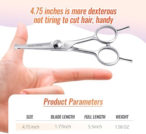 Dog Grooming Scissors: 4.75" Pet Straight Shears Made Of Advanced Stainless - Image 4