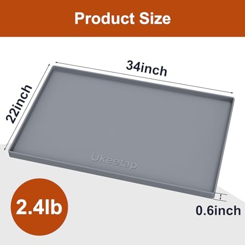 34" x 22" Extra Thick Silicone Mat Waterproof - Image 7