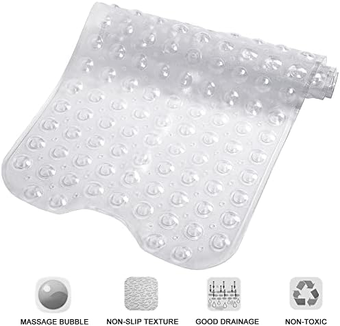 Bathtub and Shower Mats, Extra Long Non-Slip Bath Tub Mat 39 x 16 Inch - Image 5