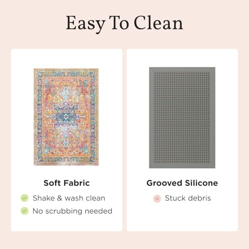 Lovewag Cat Litter Mat, Litter Box Mat, Mystic Fuchsia, 2 Pack - Image 5