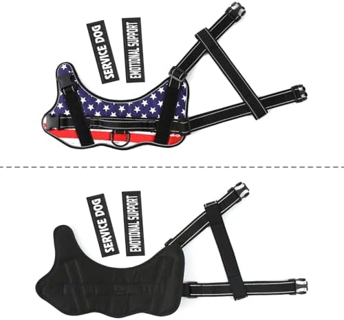 voopet Emotional Support Dog Harness, Professional Service Dog Vest Harness - Image 4