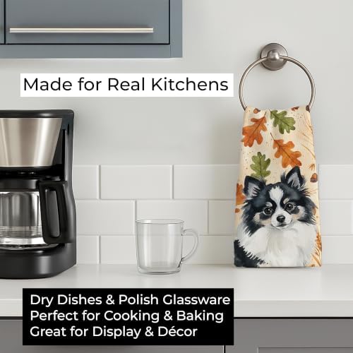 Caroline's Treasures Pomeranian Dogs Kitchen Towel 15x25 in - Image 3