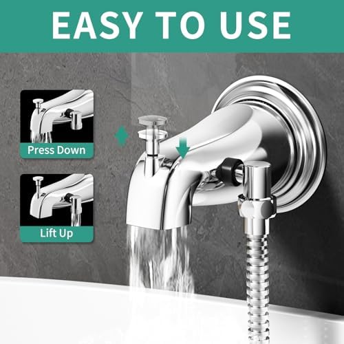 All Metal Bathtub Faucet Sprayer Attachment - Image 2