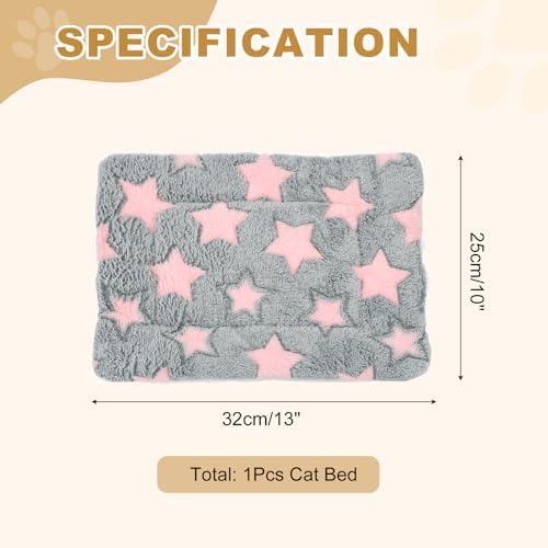Dog Cat Bed Mat, Soft Coral Fleece Pet Cushion Pad - Image 2