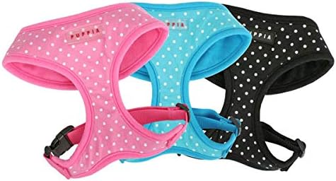 Puppia Dotty Dog Harness Over-the-Head No Pull No Choke Walking Training - Image 3