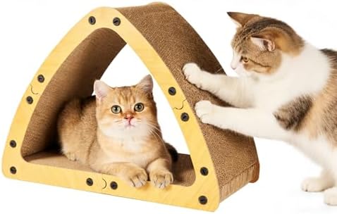 TIMIEEYA Cardboard Cat House by TIMIEEYA