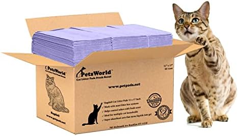 PetsWorld Universal Fit Cat Pad Refills by PETSWORLDsupplyforpets