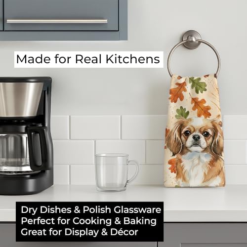 Caroline's Treasures Tibetan Spaniel Dogs Kitchen Towel 15x25 in - Image 3