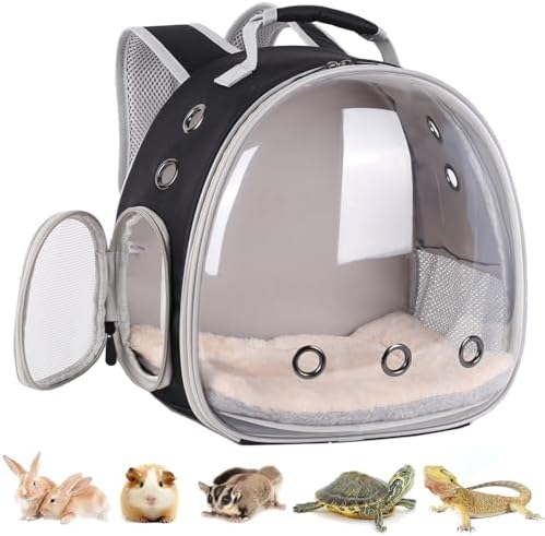 Portable Small Animal Backpack Travel Breathable Pet Carrier Bag Cages by LightUpYourPetsLife