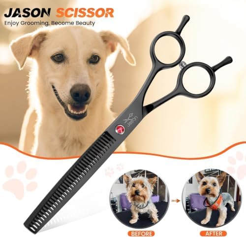 JASON Dog Grooming Thinning Scissors - Image 2