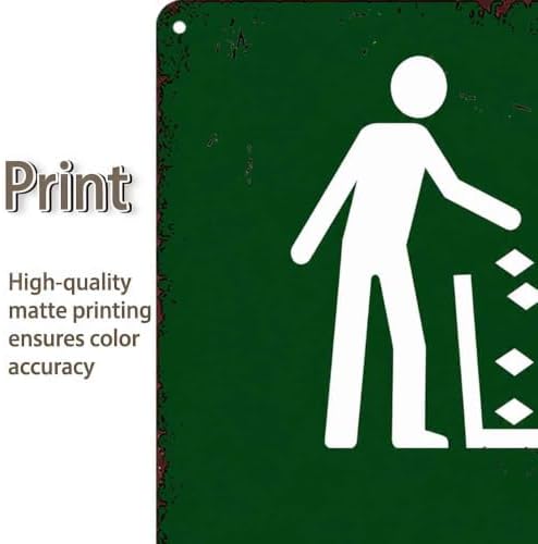 12 X 8in Aluminum Please Put Litter In Bins Provided Metal Sign - Image 4