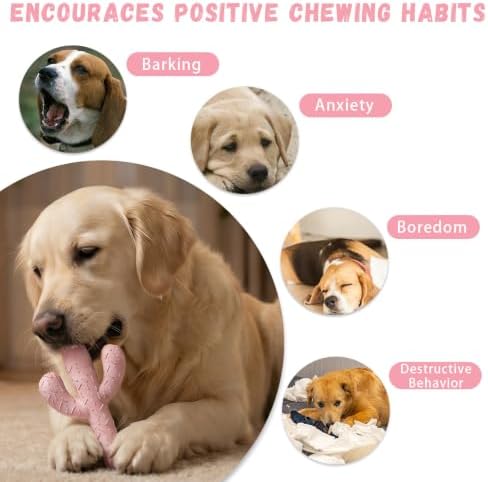 MewaJump Dog Chew Toys, Tough Rubber Dog Toys - Image 3