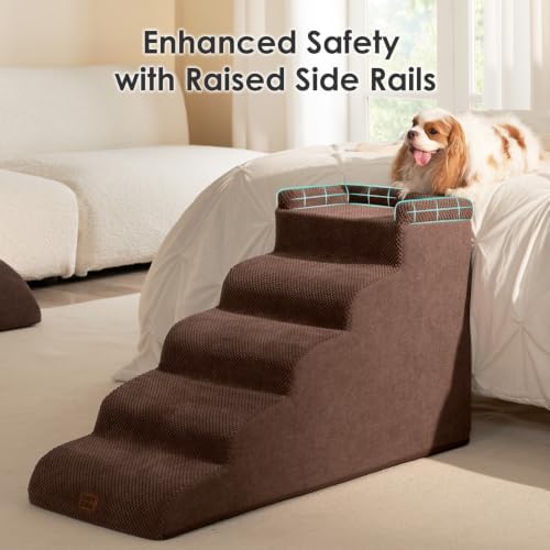EHEYCIGA 5-Step Curved Dog Stairs - Image 5