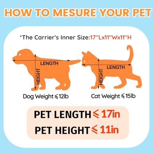 Petskd Top-Expandable Pet Carrier 19"x13"x9" Airline Approved - Image 4