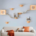 Cat Wall Shelves/Furniture, Perches and Steps Set by Canormpet